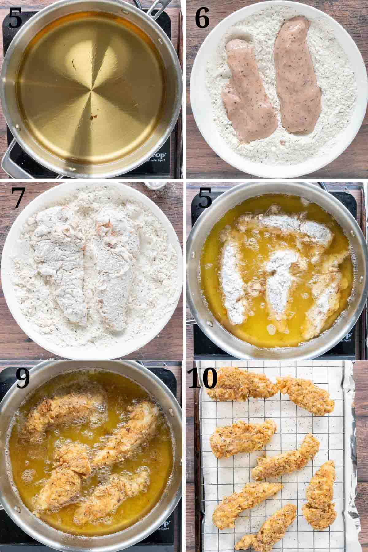 Collage showing how to finish making recipe.