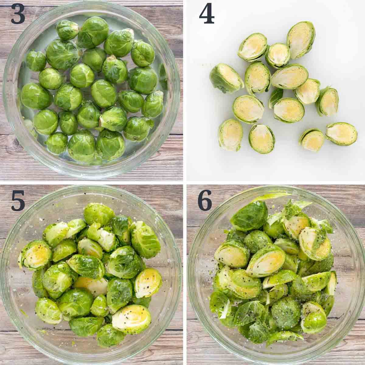 Collage showing how make recipe.