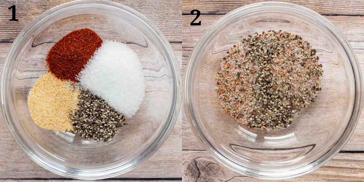 Collage of seasonings.