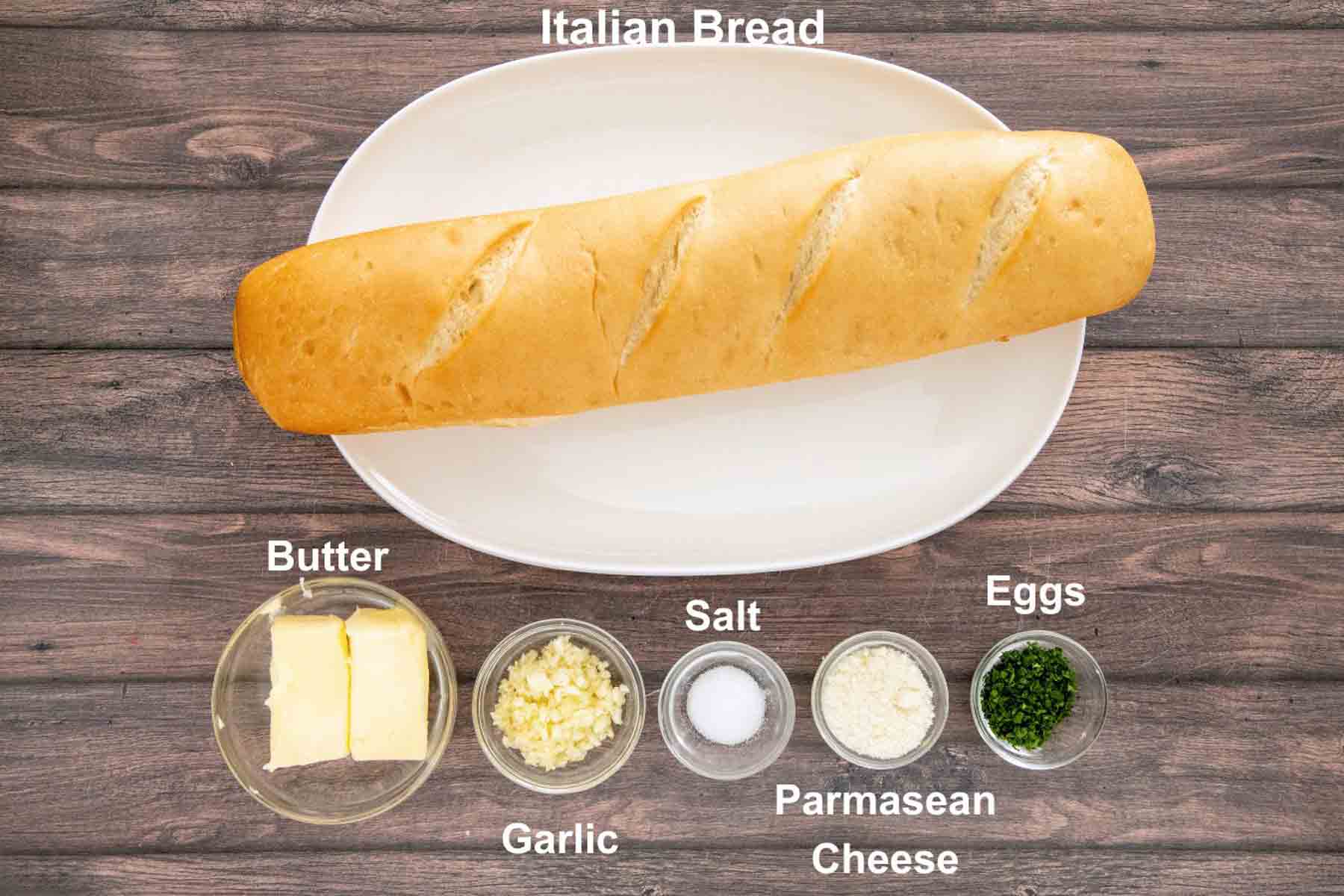 Garlic Bread Recipe Ingredients