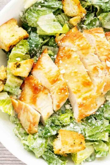 Picture of a Chicken Caesar Salad